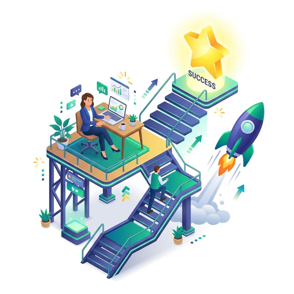 Careers WensWork Custom Illustration